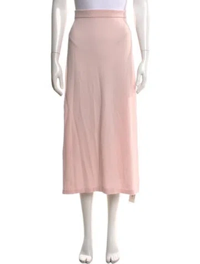 Pre-owned Zimmermann Wool Midi Length Skirt In Pink