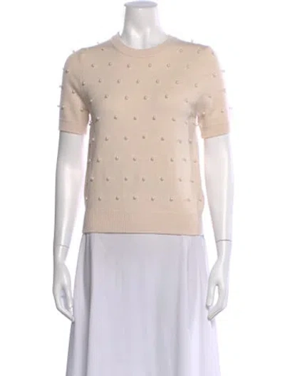 Pre-owned Zimmermann Wool Scoop Neck Sweater W/ Tags In Neutral