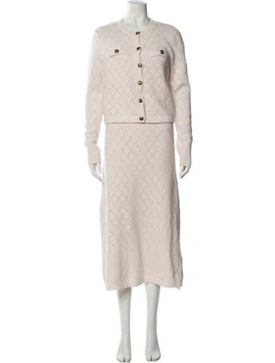 Pre-owned Zimmermann Wool Skirt Set In Pink