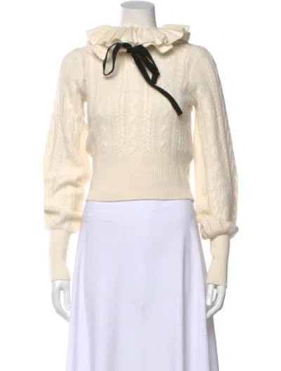 Pre-owned Zimmermann Wool Sweater In Neutral