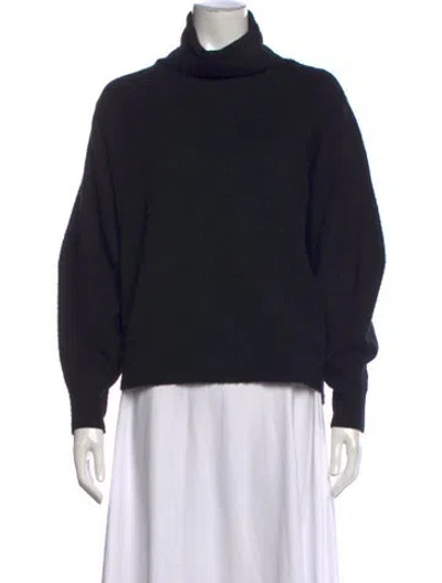 Pre-owned Zimmermann Wool Turtleneck Sweater In Black