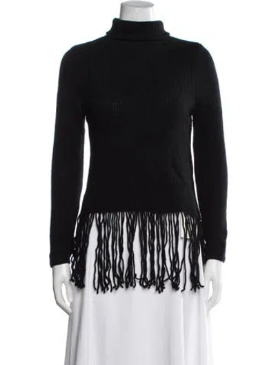 Pre-owned Zimmermann Wool Turtleneck Sweater In Multicolor