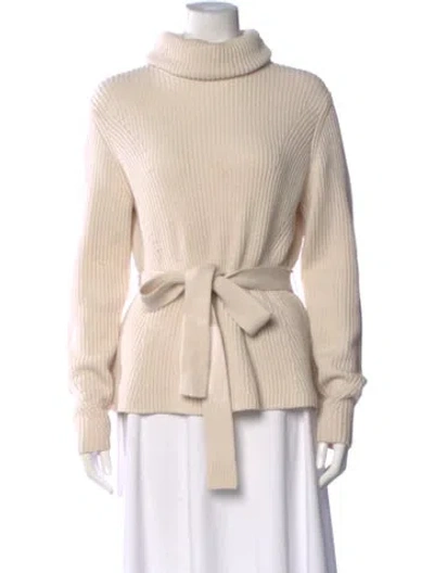 Pre-owned Zimmermann Wool Turtleneck Sweater In Neutral