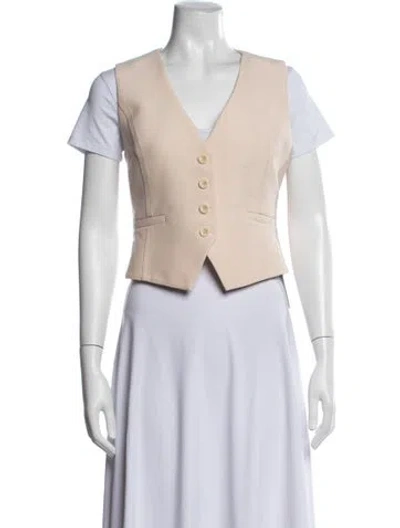 Pre-owned Zimmermann Wool Vest In Neutrals