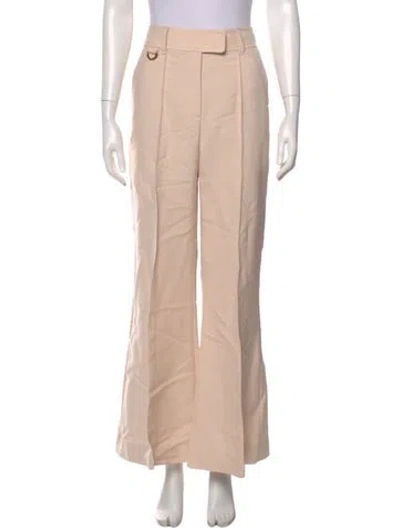 Pre-owned Zimmermann Wool Wide Leg Pants In Multi