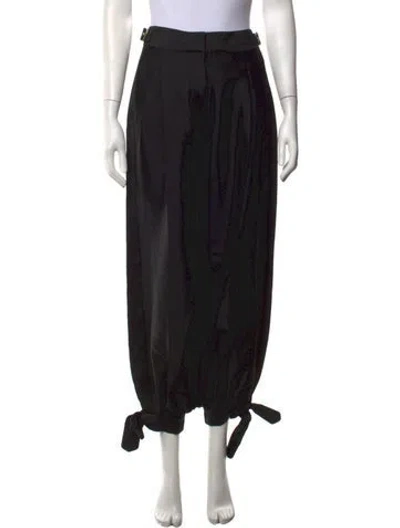 Pre-owned Zimmermann Wool Wide Leg Pants W/ Tags In Black