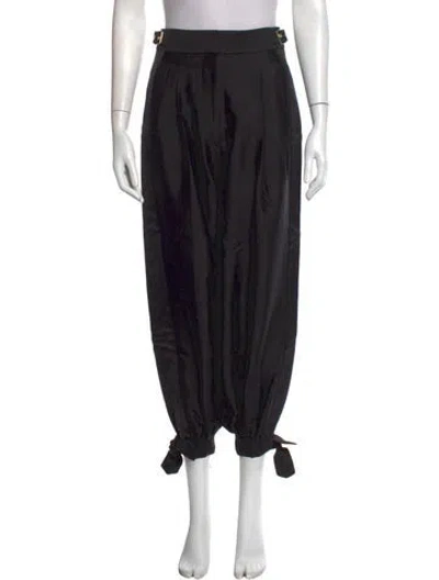 Pre-owned Zimmermann Wool Wide Leg Pants W/ Tags In Black