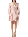 Zimmermann Silk Wrap Mini Dress