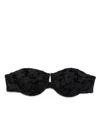 Zimmermann Wylie Textured Balconette Bikini Top In Black