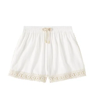 ZIMMERMANN WYLIE COTTON SHORTS