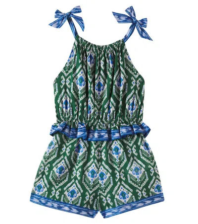 ZIMMERMANN WYLIE FRILL COTTON PLAYSUIT