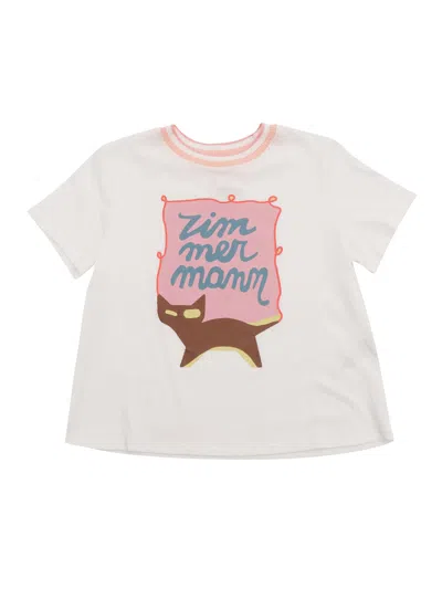 Zimmermann Wylie Kids Printed Tee In Multi