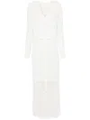 Zimmermann Cropped Tank Top With Hood And Lace In White