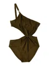 Zimmermann Wylie One-piece Swimsuit In Green