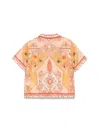 Zimmermann Girls Wylie Pocket Blouse In Multicolour