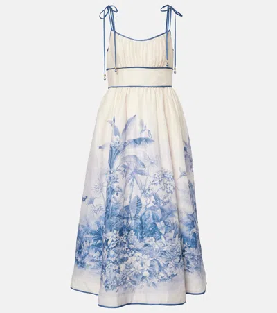 Zimmermann Wylie Picnic Long Dress In White
