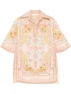 Zimmermann Wylie Printed Linen Tunic
