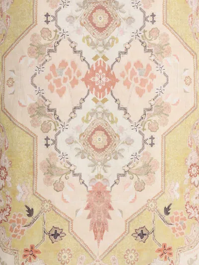 Zimmermann Wylie Printed Linen Tunic In Beige