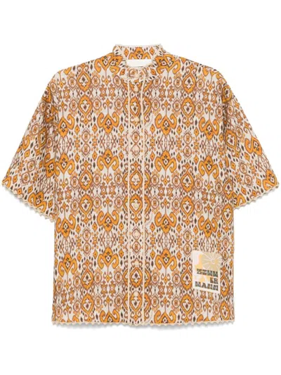 Zimmermann Wylie Relaxed Shirt By  In Yellow