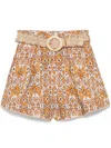 Zimmermann Wylie Shorts In Orange