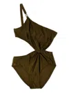 Zimmermann Wylie One-piece Swimsuit In Green