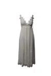 Zimmermann X Barneys New York Lace Jumpsuit In White Cotton In White