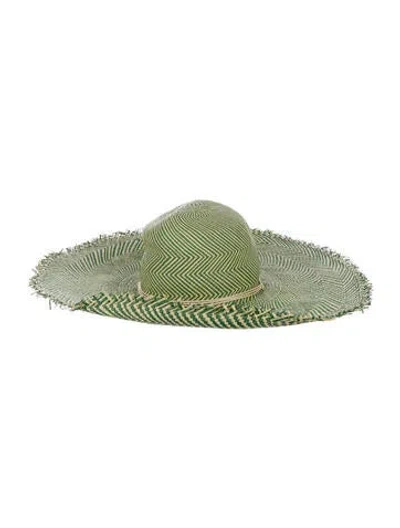 Pre-owned Zimmermann X Hatmaker Straw Sun Hat In Multi