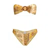 Zimmermann Yellow Lycra Bikini In Multi