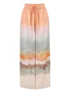 Zimmermann Zim Daylight Relaxed Pant Tie Dye In Multi