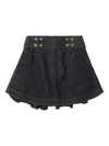 Zimmermann Zim Denim Cargo Mini Skirt Night Sky In Blue