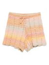 Zimmermann Zim Tallow Knit Short In Orange