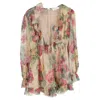 Zimmermann Zimmerman Melody Floating Playsuit In Floral Print Silk In Multi