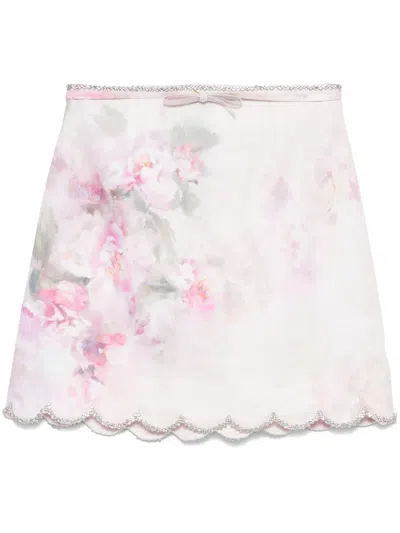 ZIMMERMANN ZIMMERMANN ZIMMERMANN CRUSH MINI SKIRT