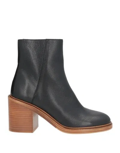 Zinda Woman Ankle Boots Black Size 7 Leather