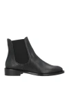 Zinda Woman Ankle Boots Black Size 8 Leather