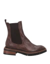 Zinda Woman Ankle Boots Dark Brown Size 11 Soft Leather In Brown
