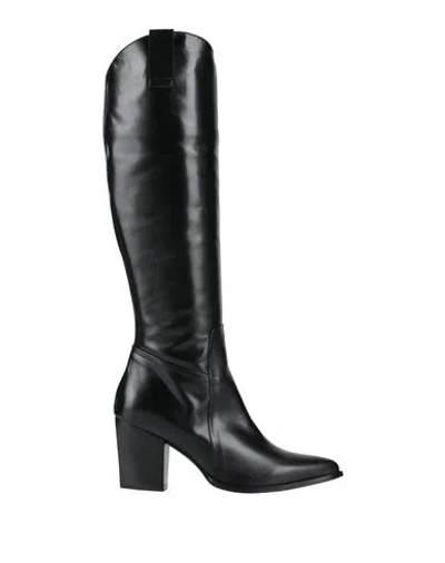 Zinda Woman Boot Black Size 8 Leather