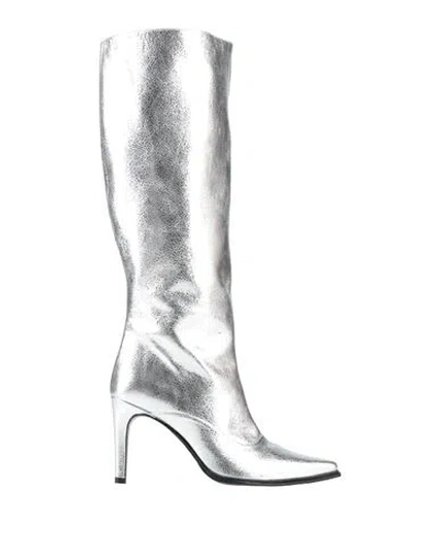 Zinda Woman Boot Silver Size 7 Leather