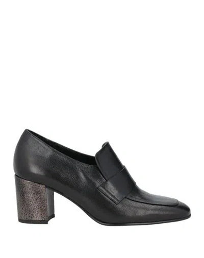 Zinda Woman Loafers Black Size 7 Leather