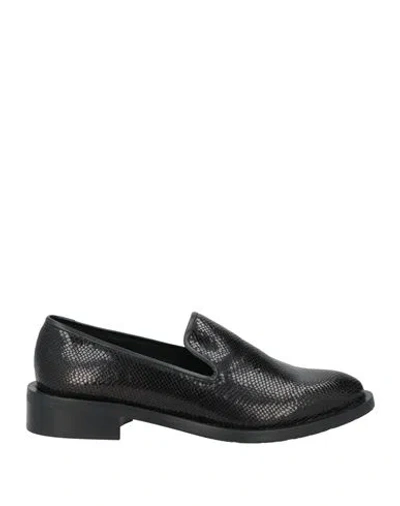 Zinda Woman Loafers Black Size 8 Leather