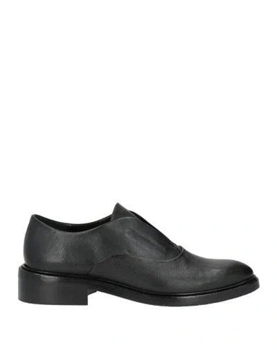 Zinda Woman Loafers Black Size 9 Leather