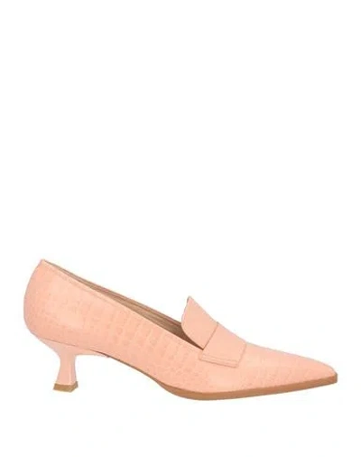 Zinda Woman Loafers Pink Size 8 Leather