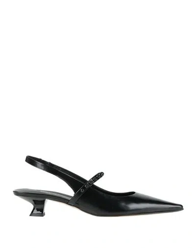 Zinda Woman Pumps Black Size 8 Leather
