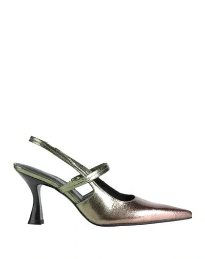 Zinda Woman Pumps Brown Size 7 Leather