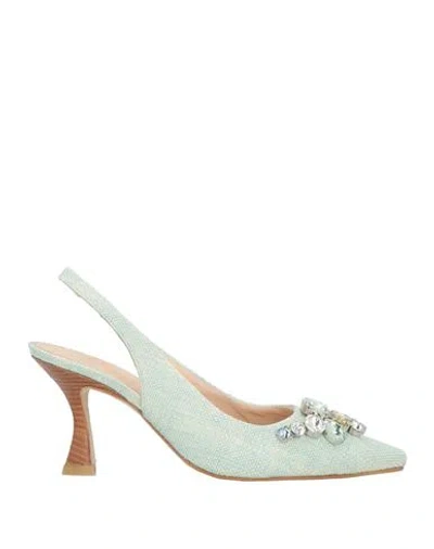 Zinda Woman Pumps Turquoise Size 7 Synthetisches Material In Green