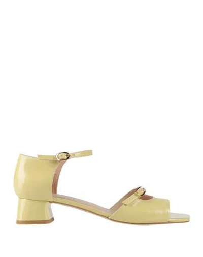 Zinda Woman Sandals Light Grey Size 8 Leather In Gray