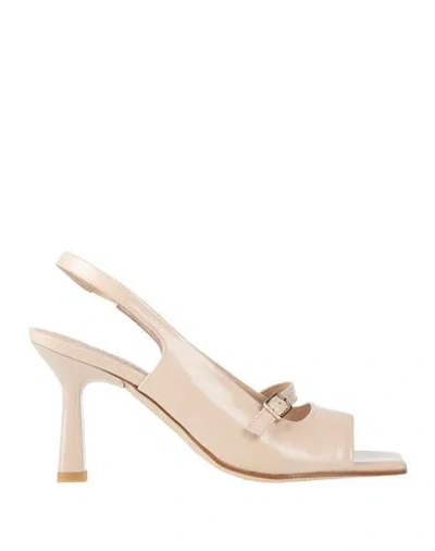 Zinda Woman Sandals Light Pink Size 7 Leather In Multi