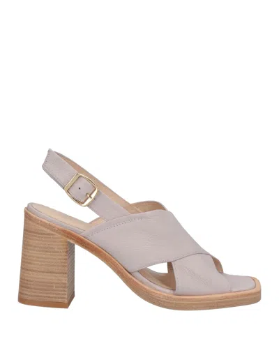 Zinda Woman Sandals Lilac Size 6 Soft Leather In Purple