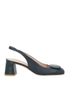 Zinda Woman Sandals Midnight Blue Size 8 Leather
