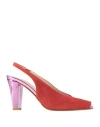 Zinda Woman Sandals Rust Size 8 Leather In Red